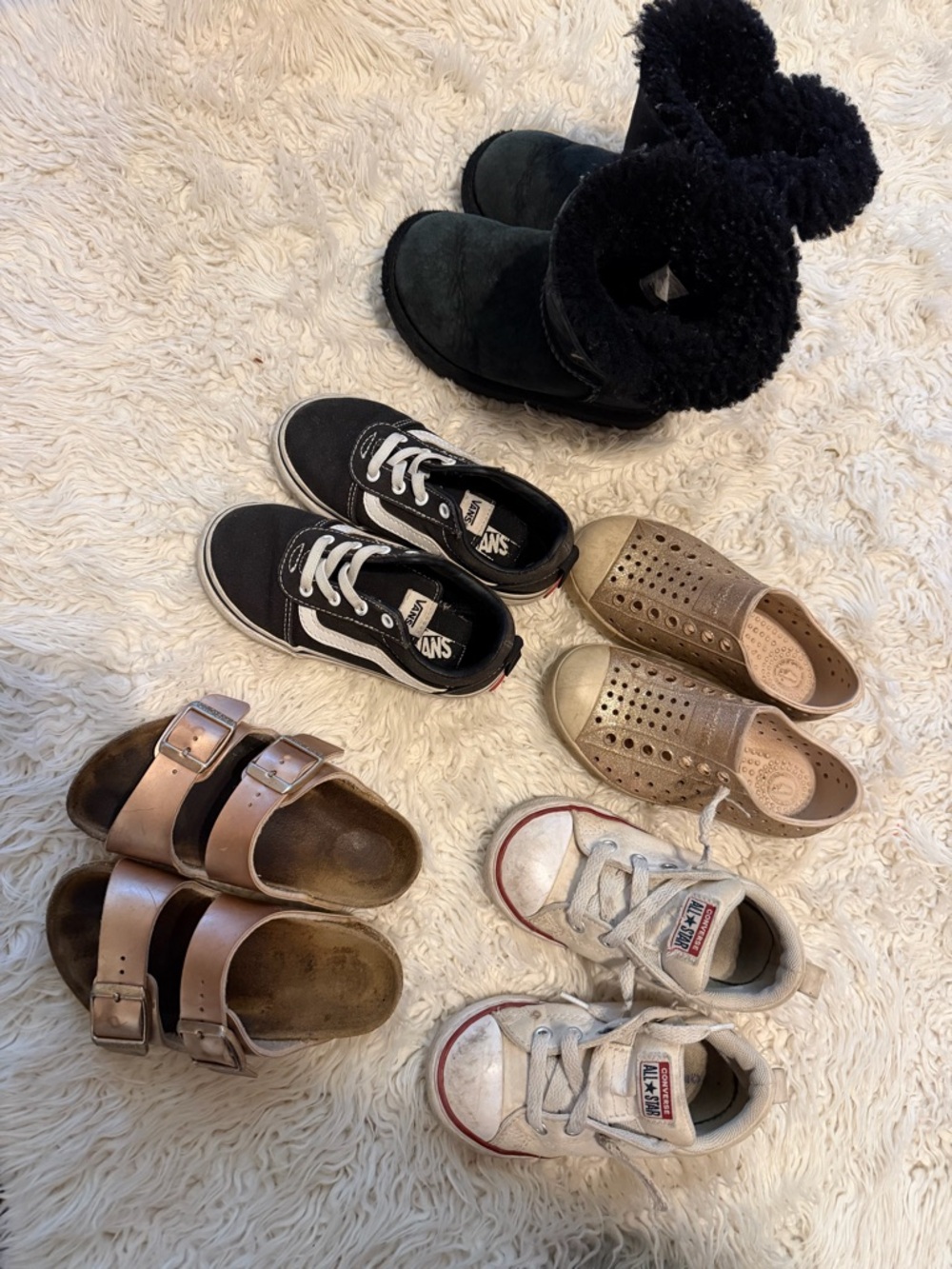 Birkenstock Kids Pink Double-Buckle Cork Footbed Sandals